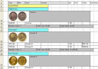 2011 UK Coin Collection Software & Catalog with Values  
