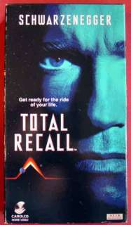 Total Recall   VHS/EP, Scwartzenegger & Sharon Stone  