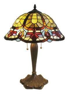 UNIQUE TIFFANY STYLE VICTORIAN ERA TABLE LAMP LIGHT NEW  