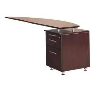  Curved Return with Pencil Box File Pedestal Office 