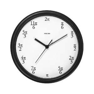  Clock in Terms of Pi Math Wall Clock by 