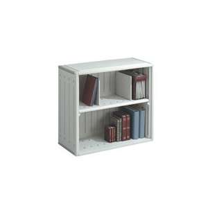  Snapease™ Stackable Open Two Shelf Storage Unit 