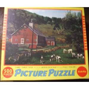   Built Rite Interlocking Picture Puzzle, Country Charm Toys & Games