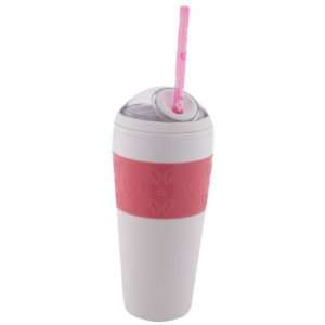  Copco Cold Beverage Straw Cup   Pink Daisy(pack of 2 