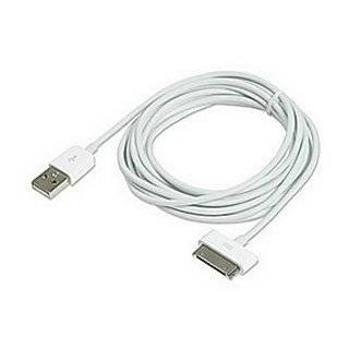   10 Feet Iphone/Ipod Sync And Charge Cable, White by Ziotek