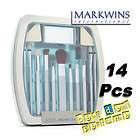 FREE SHIP 14 PCS THE COLOR WORKSHOP BRUSH SET SILVER BY MARKWINS @