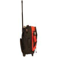 Everest Wheeled Backpack with Bungee Cord Bag RED/BLACK  