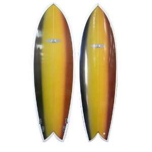  Retro Quad Fin Surfboard 6ft 6in