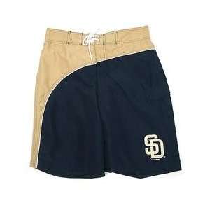   Diego Padres Youth Colorblock Swim Trunks by G III Sports   Navy Large