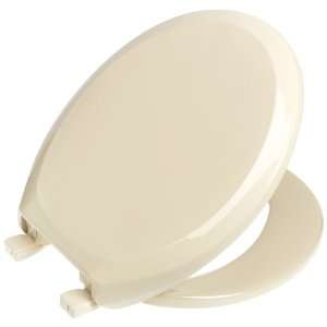   Series Plastic Toilet Seat with Hex Tite Bolt System, Round, Natural