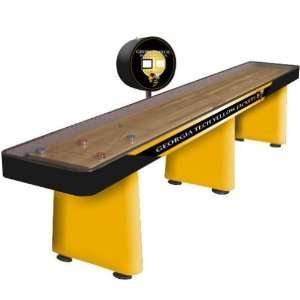   Tech Yellow Jackets New Pro 14ft Shuffleboard Table