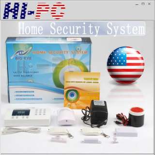  Auto dial Wireless Burglar home Security Infrared Alarm System  