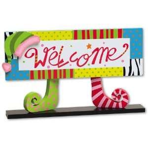 Welcome Wood Tabletop Décor