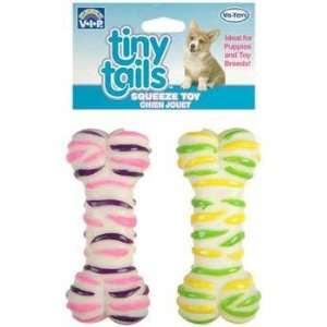  Vo Toys Vinyl Mini Striped Bones   2Pack Tiny Tails