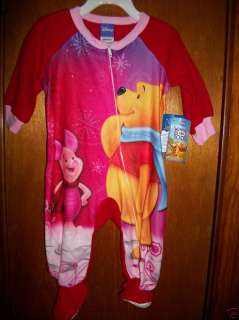 NEW Disney INFANT Winnie the Pooh NWT 18M Footy Pajamas  