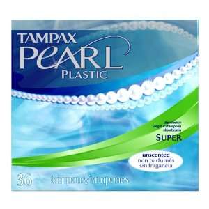   Tampons, Super Absorbency, Unscented , 36 tampons Health & Personal