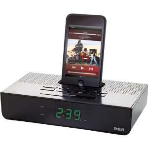  Dual Alarm Clock FM Radio with iPod/iPhone Dock 