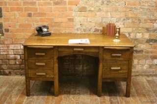 Nice Large Oak writing / schoo l/ office desk dating from the 1920s 