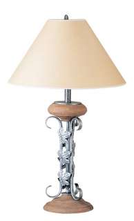 WAY WROUGHT IRON TABLE LAMP #CA BO 403  