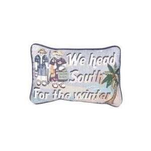   South For Winter Decorative Throw Pillow 9 x 12