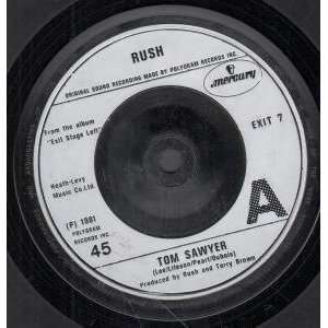 TOM SAWYER 7 INCH (7 VINYL 45) UK MERCURY 1981