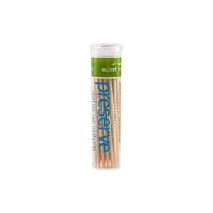  Preserve Flavored Toothpicks Mint with Tea Tree   35 ct 