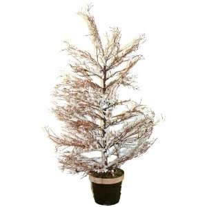   Good Tidings 57573 Potted Twig Tree with Snow, 28 Inch