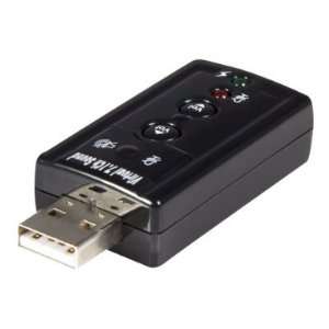   USB Stereo Audio Adapter External Sound Card (Sound Card) Office