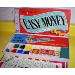 ORIGINAL VINTAGE 1956 EASY MONEY ANTIQUE BOARD GAME COLLECTIBLE TOY