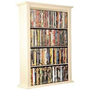  Wall Mounted Media Cabinet Single Storage in White by 