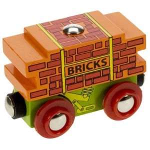   Bigjigs Single Wooden Train Rolling Stock (Brick Wagon) Toys & Games