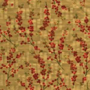 Caspari Berry Branches Gold Foil 9 Foot Christmas Wrapping Paper Roll